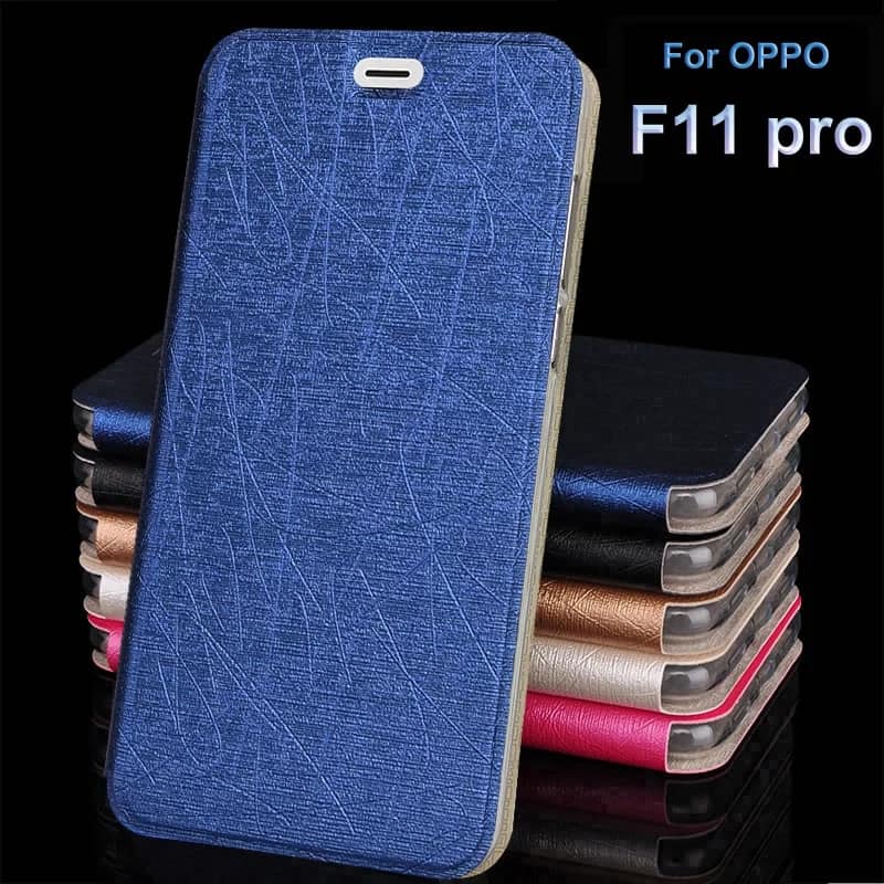 Case OPPO F11 Pro / Pre-Order * เคสหนังเทียม PU เคสพลิกขาตั้ง *