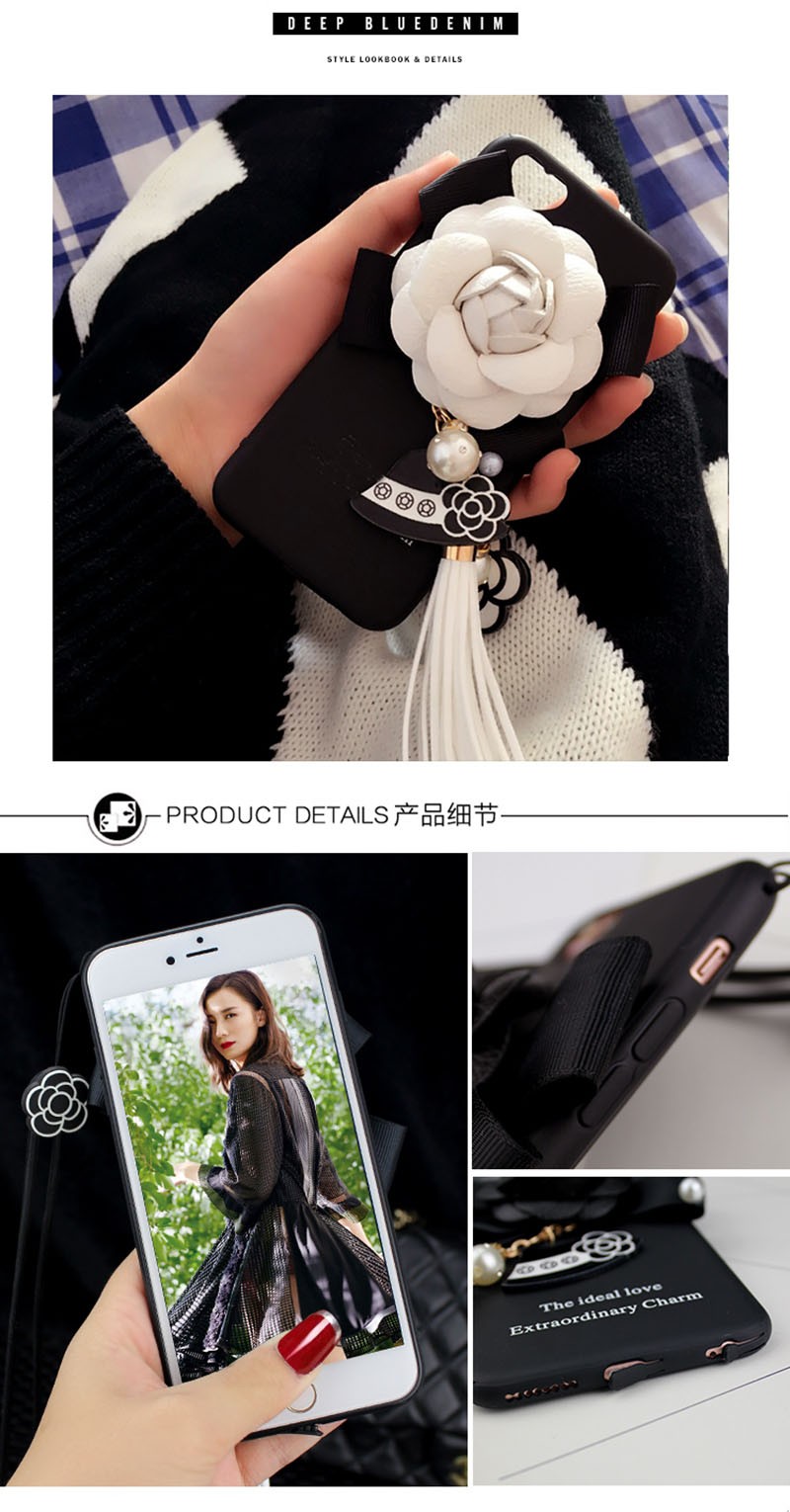 Case Huawei GR5 / Pre-order * 3D ดอกไม้ พู่เคลือบซิลิคอน ด้านหลังทำให้เป็นเอกลักษณ์และน่ารัก *