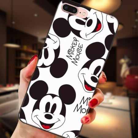 Case Huawei Y9 2019 / Pre-orde * เคส Mickey Mouse and Donald Duck การ์ตูนยอดนิยมจิตรกรรมซอฟท์ TPU ปกหลัง *