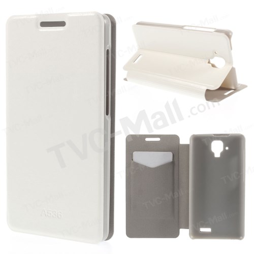 Case Lenovo A536 / Pre-order * ผิวหนังม้าเรียบ *