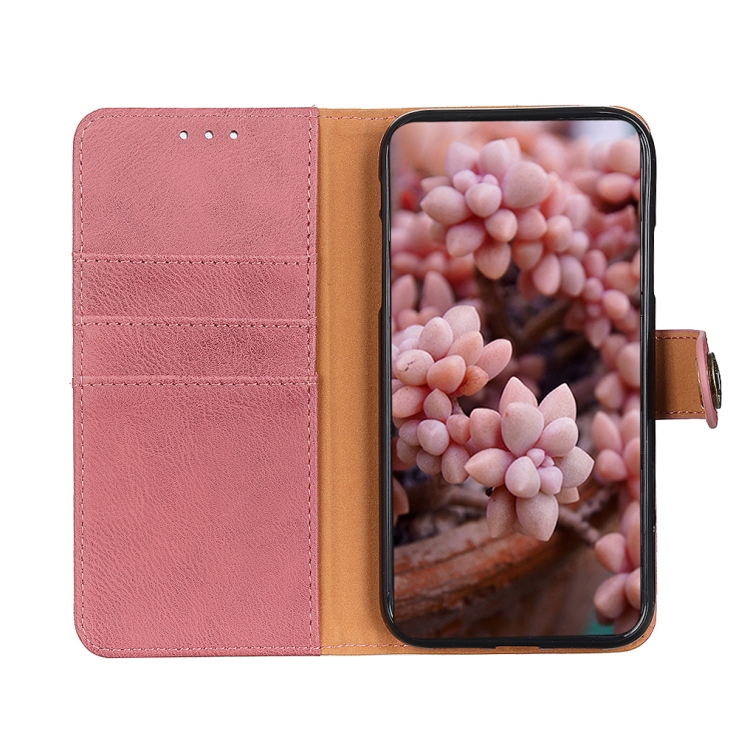 Case OPPO Reno4 Pro / Pre-Order * KHAZNEH Cowhide Texture ซองหนังพลิกแนวนอนพร้อมตัวยึดและช่องเสียบการ์ดและกระเป๋าสตางค์ *