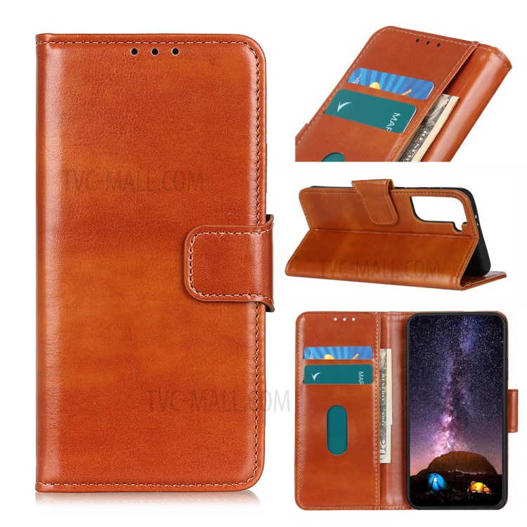 Case Samsung Galaxy S21 5G / Pre-Order * เคสกระเป๋าสตางค์หนังเคสโทรศัพท์หนัง การออกแบบกระเป๋าสตางค์เหมาะกับบัตรและเงินสด *