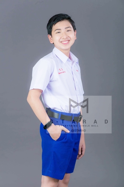 กางเกงนักเรียนตราสมอ สีน้ำเงิน ยาว 20, 21 นิ้ว