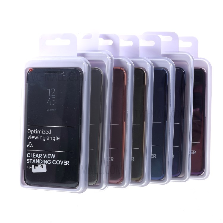 Case Xiaomi Pocophone F1 / พรีออเดอร์ * หน้าต่างโปร่งแสงเพื่อการดูข้อมูลที่ง่าย ชุบพื้นผิวกระจกหน้าต่างดูหนังปก Protector *