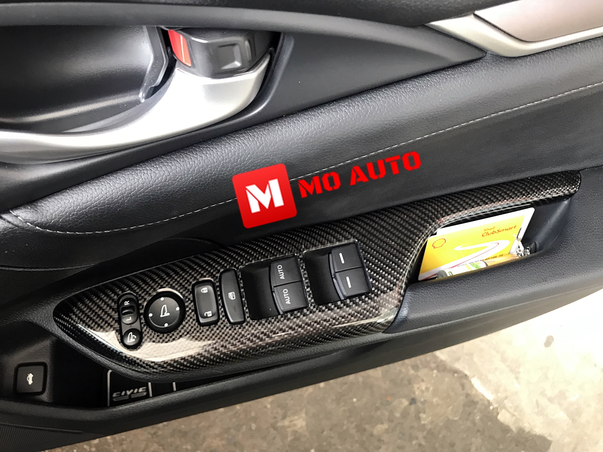 ครอบแผงสวิทช์กระจก Carbon แท้ CIVIC FC / FK 2016-2021