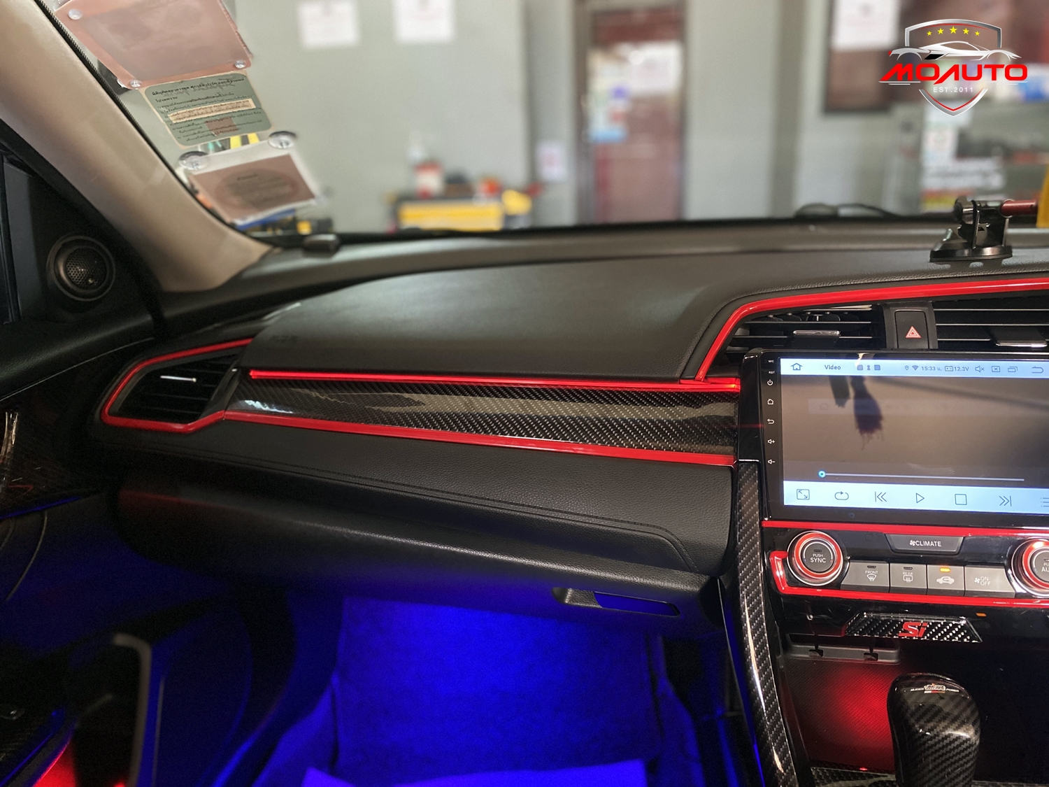 ไฟ Ambient light ตรงรุ่น V1 CIVIC FC / FK