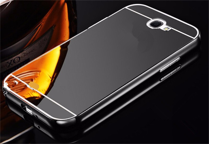 Case Huawei Y5ii / Pre-order * Bumpers 2in1 แกร่งกันชนโลหะ + พลาสติกแผ่นหลังเงาเหมือนกระจก *