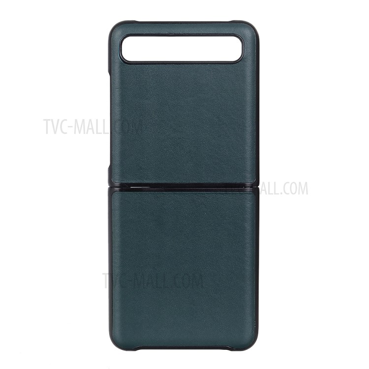 Case Samsung Galaxy Z Flip / Z Flip 5G # Pre-Order * เคสคลือบด้วยหนังแท้ ปุ่มปิดป้องกันฝุ่นและป้องกันสิ่งสกปรก *