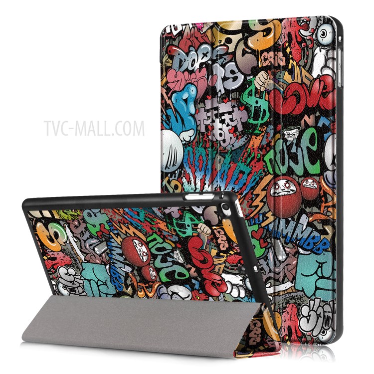 Case iPad mini (2019) / Pre-Order * เคสพิมพ์ลาย 3-พับยืนหนัง PU สมาร์ท ด้วยฟังก์ชั่นเปิด / ปิดหน้าจออัตโนมัติ *