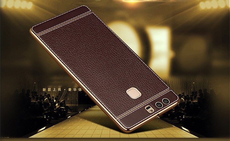 Case Huawei P9 Plus / Pre-order * เคสหนังซอฟท์ซิลิโคน บางเทคนิคการชุบ Fundas *