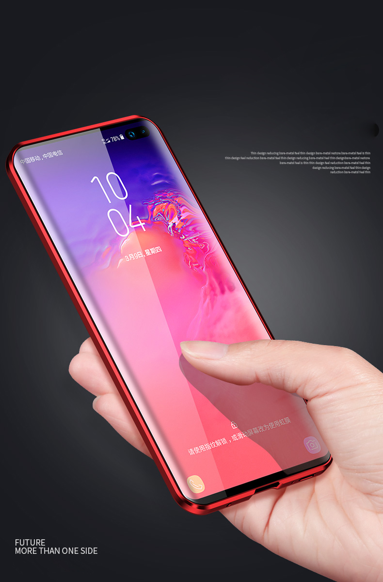 Case Samsung Galaxy S10 / Pre-Order * เคสกระจกด้านหน้า + หลังและกรอบโลหะเคสนี้ให้การปกป้องที่ครอบคลุม 360 องศา *