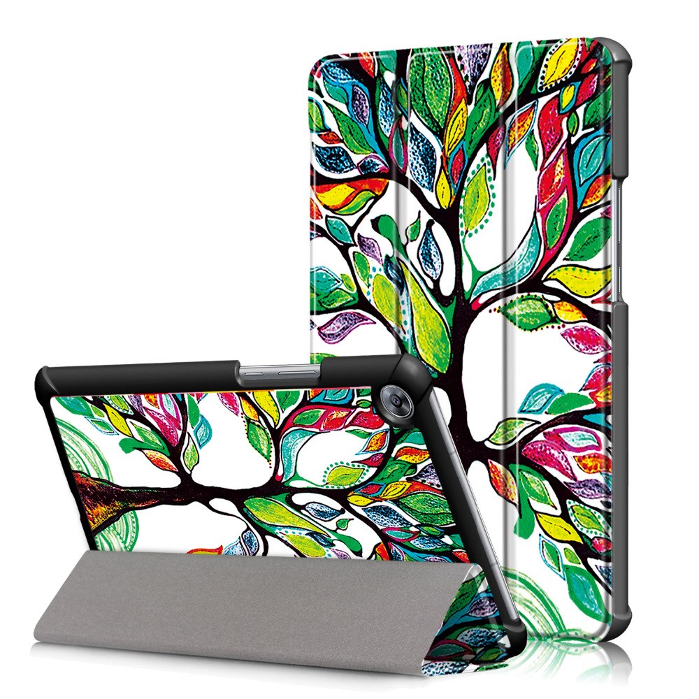 Case Huawei MediaPad M5 / Pre-Order * เคสหนังลวดลาย 3-พับขาตั้ง ปกสมาร์ท ฟังก์ชั่นปลุก / หลับอัตโนมัติอัจฉริยะ *