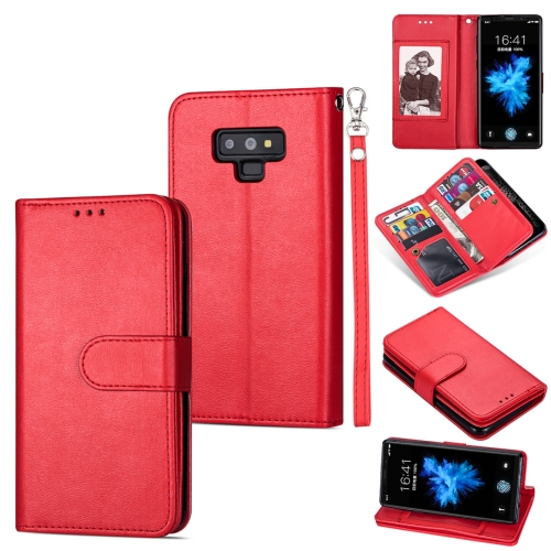 Case Samsung Galaxy Note9 / Pre-Order * เคสซองหนัง 9 การ์ดบางเฉียบพร้อมช่องเสียบการ์ดและตัวยึดและเชือกเส้นเล็ก *