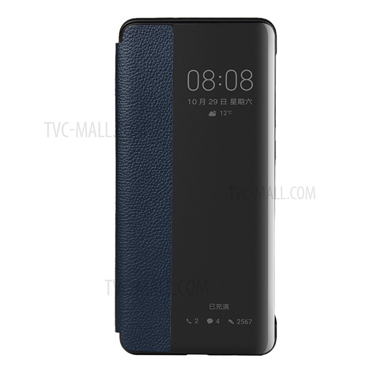 Case Huawei P30 Pro / Pre-Order * ดูหน้าต่างหนังวัวแท้กระเป๋าใส่มือถือ *