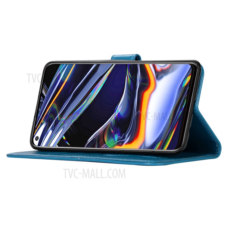 Case Realme 7 Pro / Pre-Order * เคสกระเป๋าสตางค์หนังนกฮูก Dream Catcher ตราตรึงใจ พิมพ์ลายนกฮูกและตัวดักฝัน *