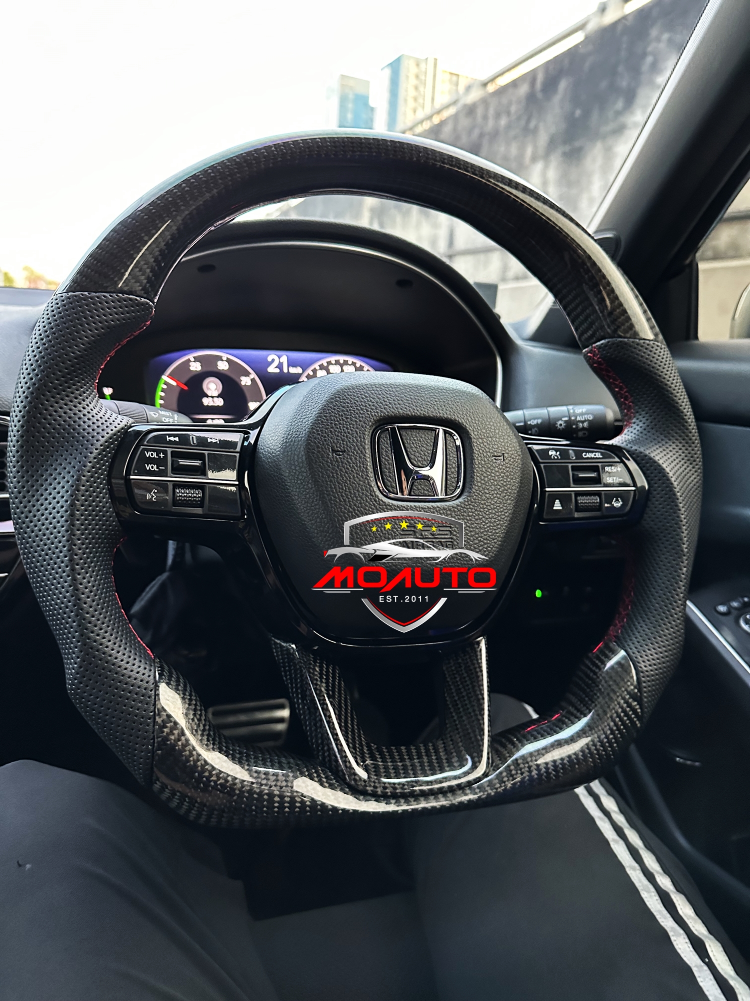 พวงมาลัยคาร์บอนแท้ CIVIC FE 2021-2022