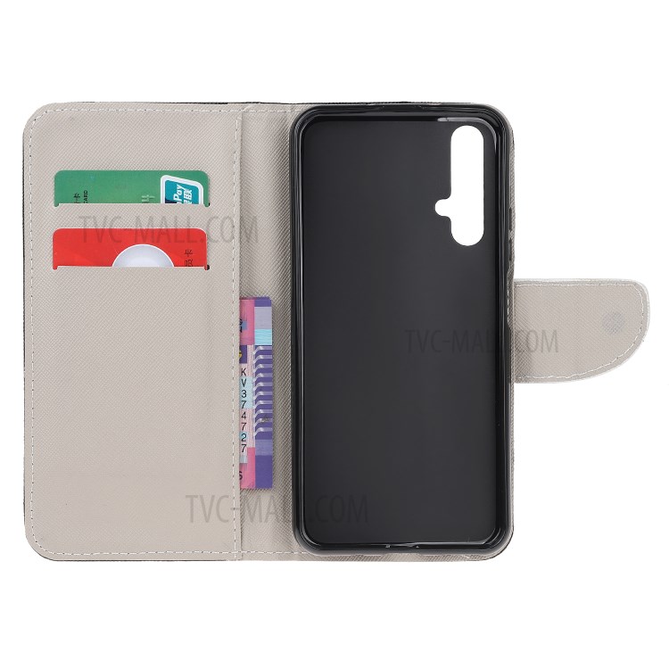 Case Huawei Nova 5T / Pre-order * เคสรูปแบบการพิมพ์หนังกระเป๋าสตางค์ *