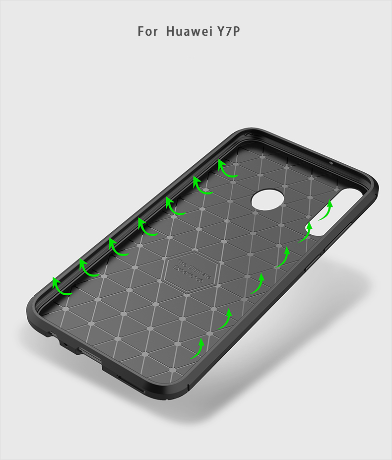 Case Huawei Y7p / Pre-Order * เคสคาร์บอนไฟเบอร์เนื้อ TPU กันกระแทก *