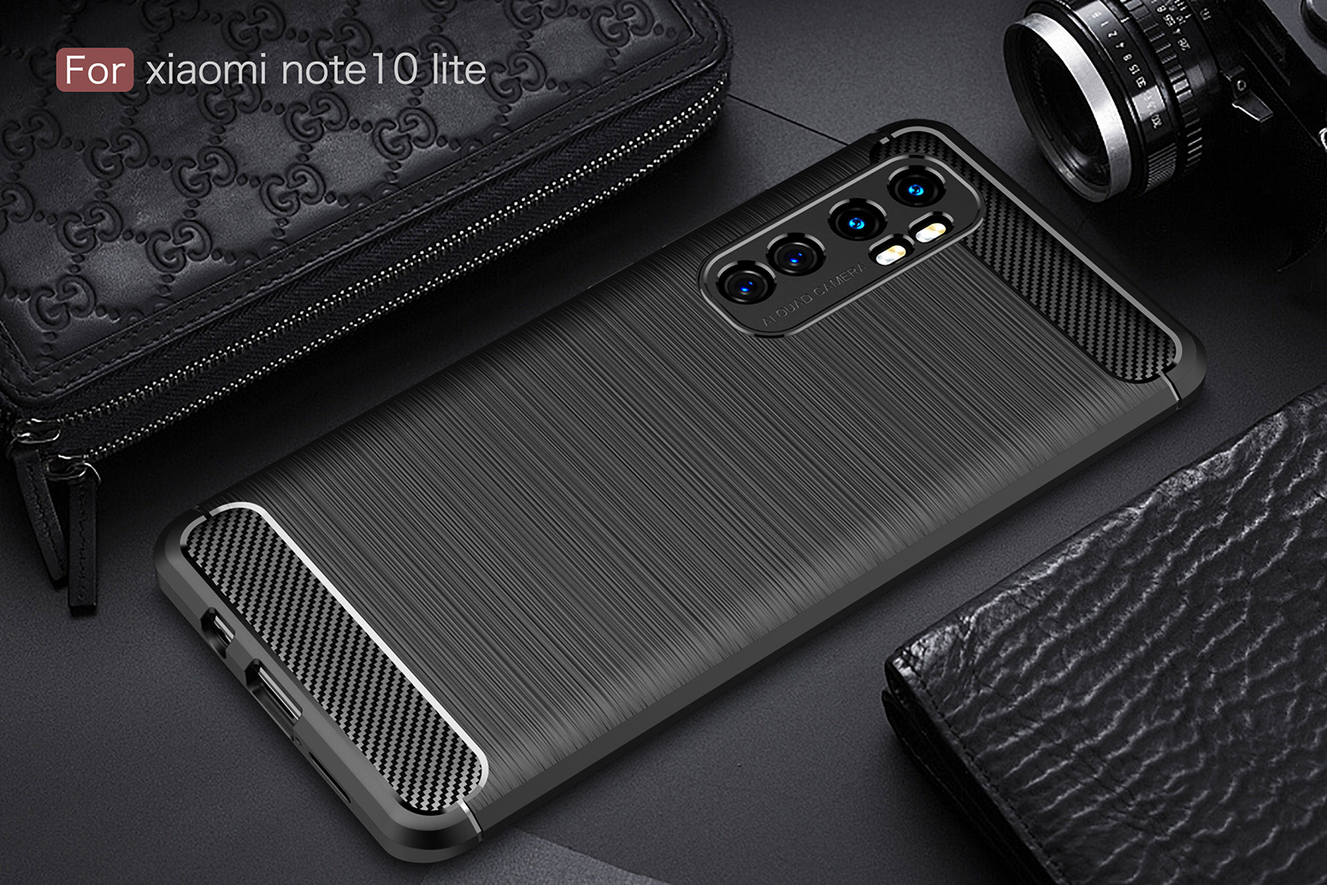 Case Xiaomi Mi Note 10 Lite # Pre-Order * เคสผิวคาร์บอนไฟเบอร์ ทำจากวัสดุ TPU คุณภาพสูงปลอดสารพิษและทนทาน *