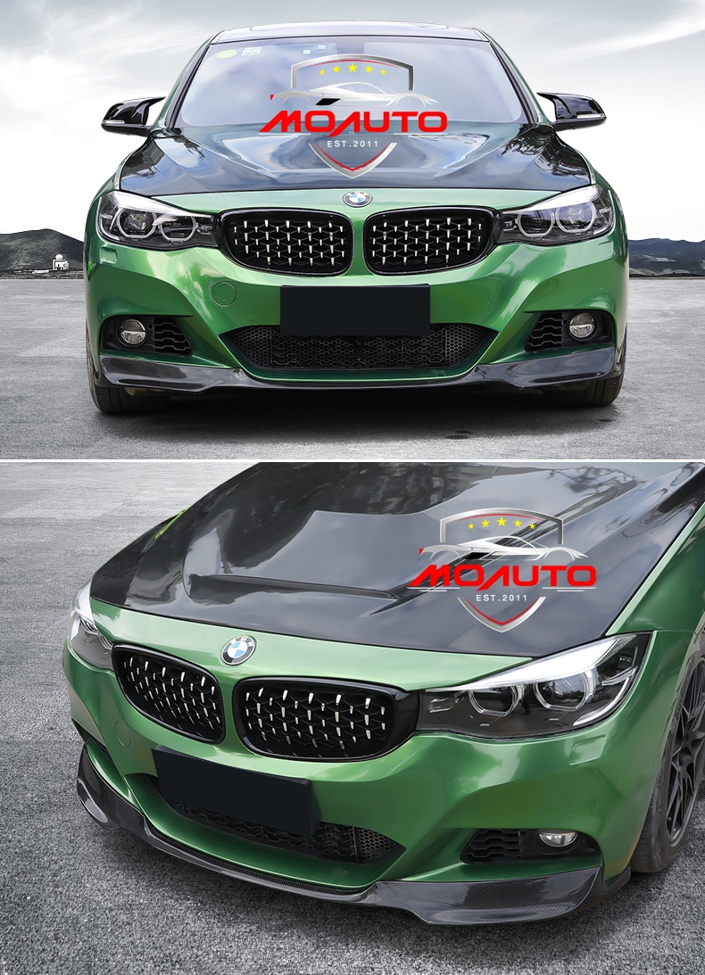 ลิ้นหน้าเพียวคาร์บอน BMW 3GT M-SPORT ทรง VG
