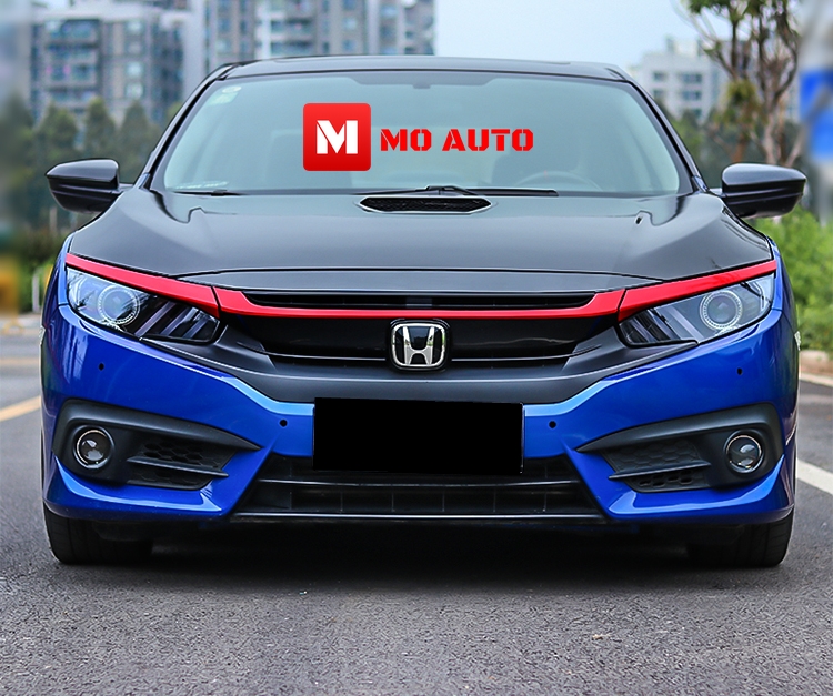 คิ้วกระจังหน้าแดง CIVIC FC / FK