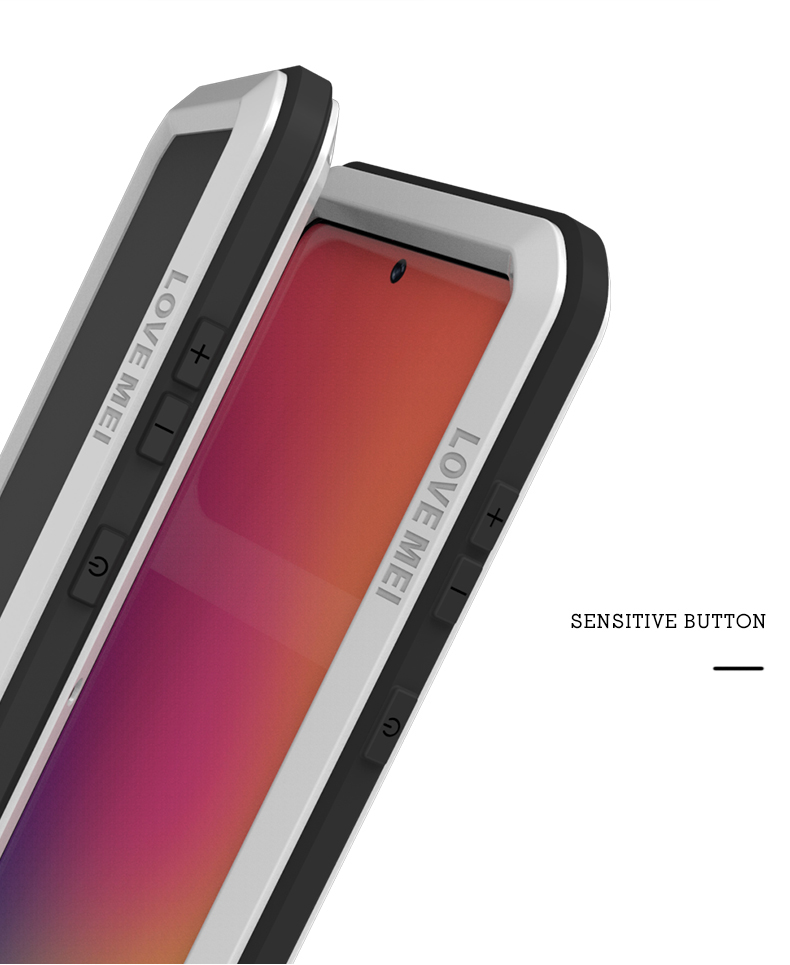 Case Samsung Galaxy A71 / Pre-order * LOVE MEI เคสกันกระแทก กันฝุ่น กันละอองน้ำ Defender วัสดุ: โลหะ + ซิลิโคน + กระจก *