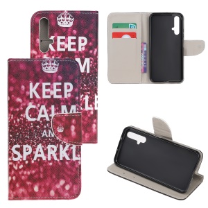 Case Huawei Nova 5T / Pre-order * เคสรูปแบบการพิมพ์หนังกระเป๋าสตางค์ *