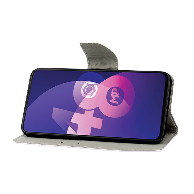 Case OPPO F11 Pro / Pre-Order * รูปแบบการวาดสีซองหนังพลิกแนวนอนพร้อมที่วางและช่องเสียบการ์ดและกระเป๋าสตางค์ *