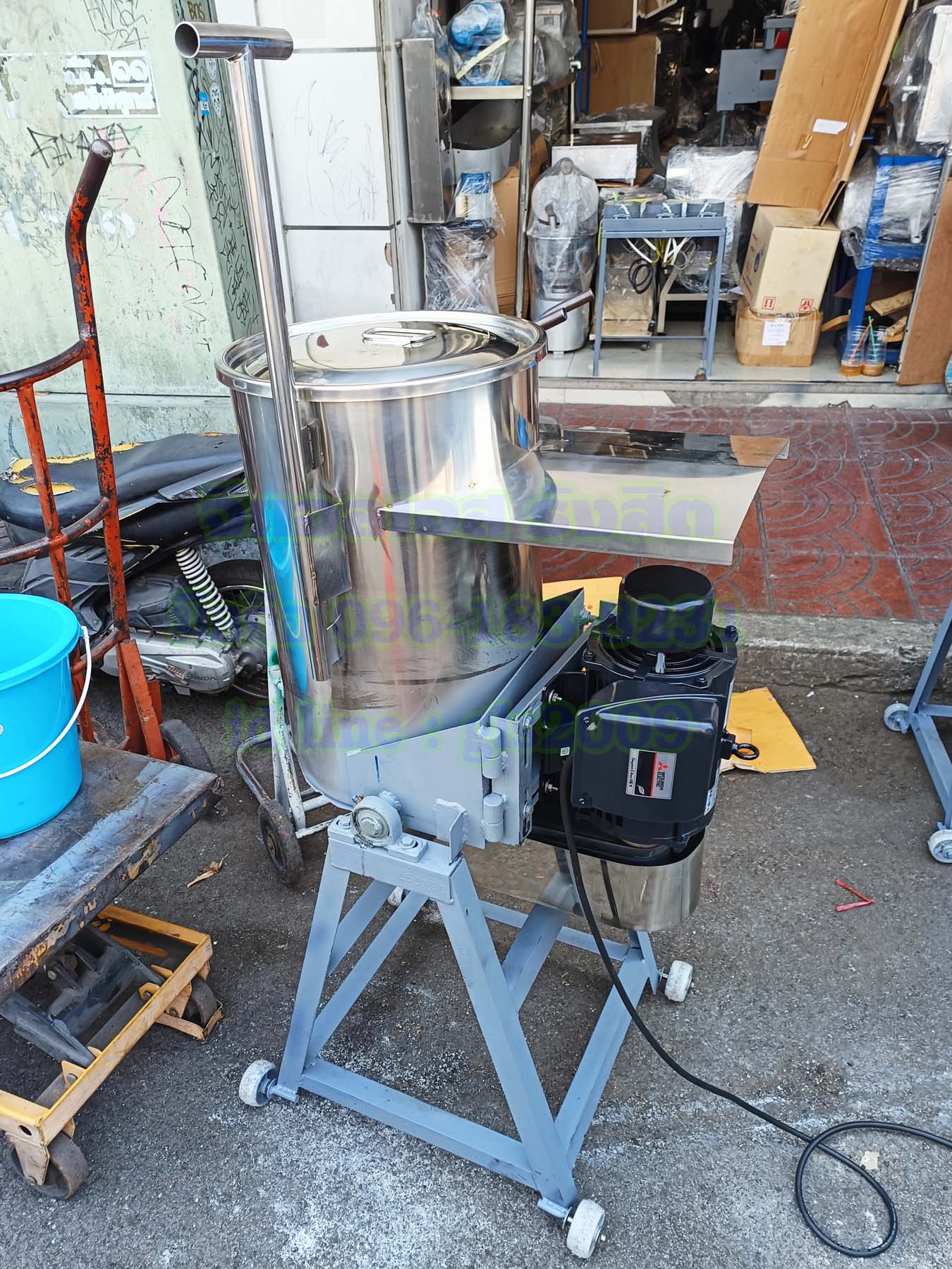 เครื่องทำน้ำเกล็ด13นิ้วมอเตอร์มิตซู2แรง