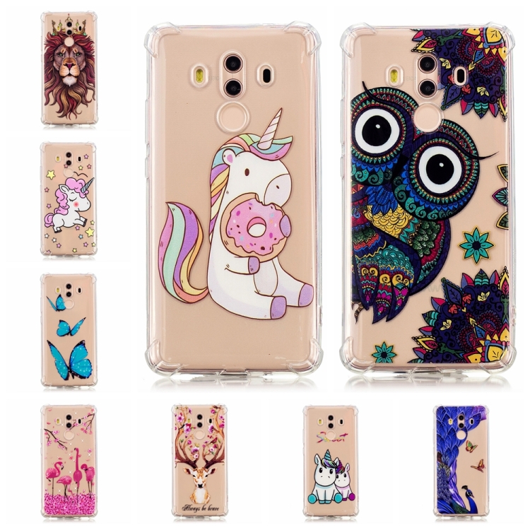 Case Huawei Mate 10 Pro / Pre-order * เคสกันกระแทก 4 มุมTPU ลายน้ำมันนูน *