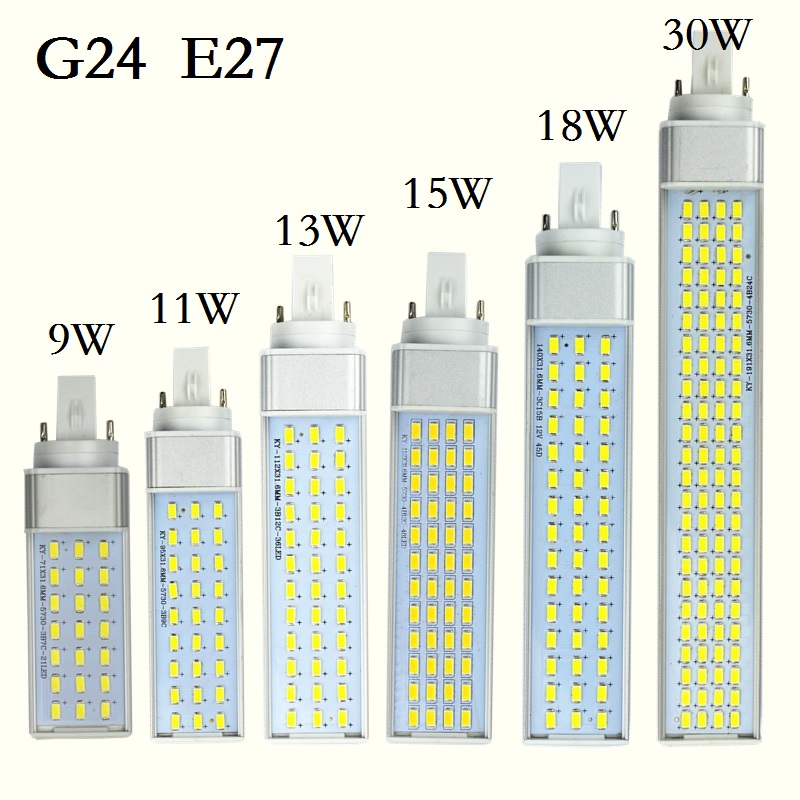 หลอดไฟ LED E27 Bulb รุ่น G24 ขนาด 9W 220V 6000K