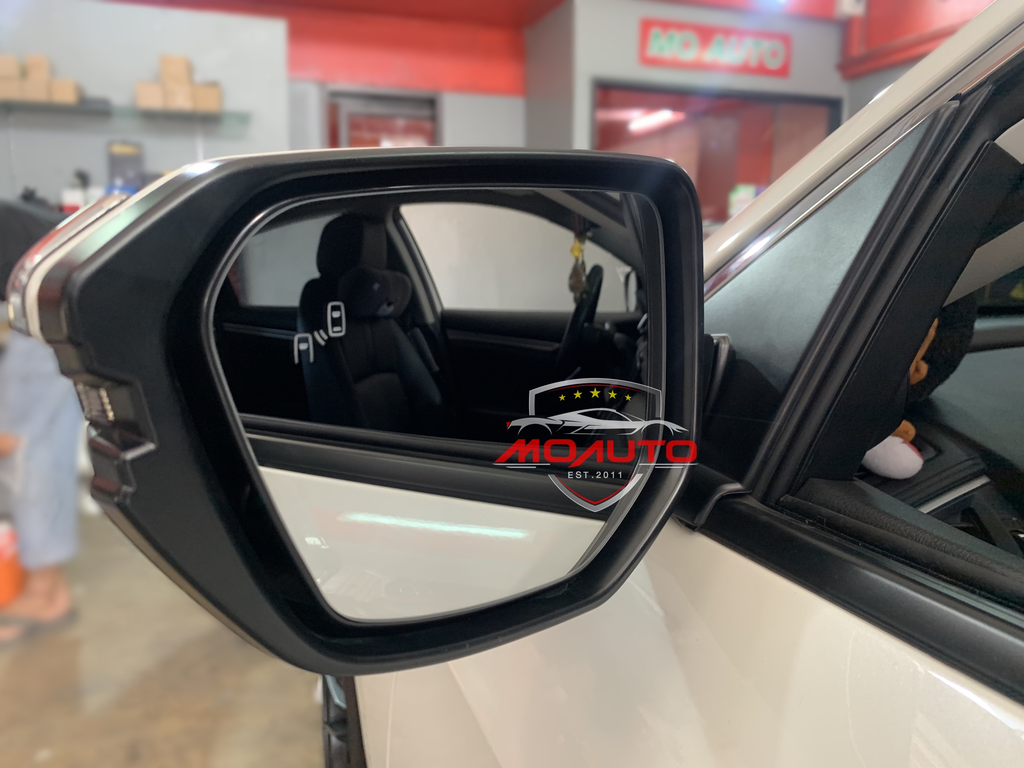 ชุดกระจกช่วยเตือนมุมอับสายตา V1 (Blind Spot Monitor) CIVIC FC / FK