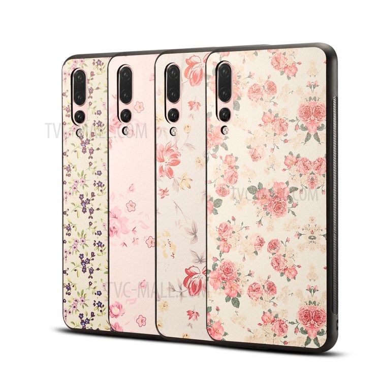 Case Huawei P20 Pro / Pre-order * รูปแบบการพิมพ์หนัง PU เคลือบ PC ดอกไม้สวย ๆ *