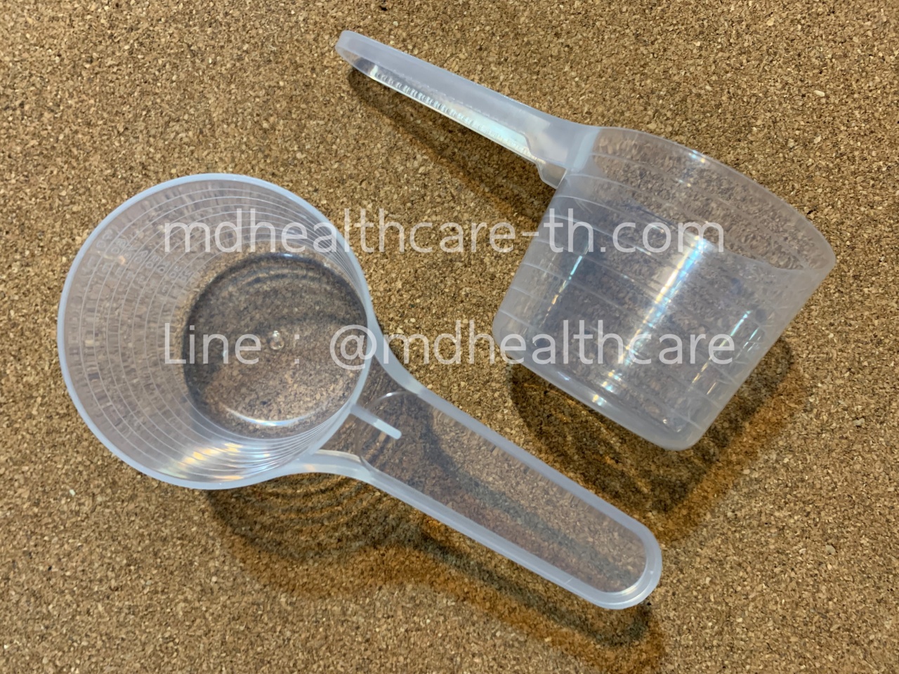 ช้อนตวง45กรัม/90ml.(cc.) ยาว12cm (10ชิ้น/ชิ้นละ - บาท)