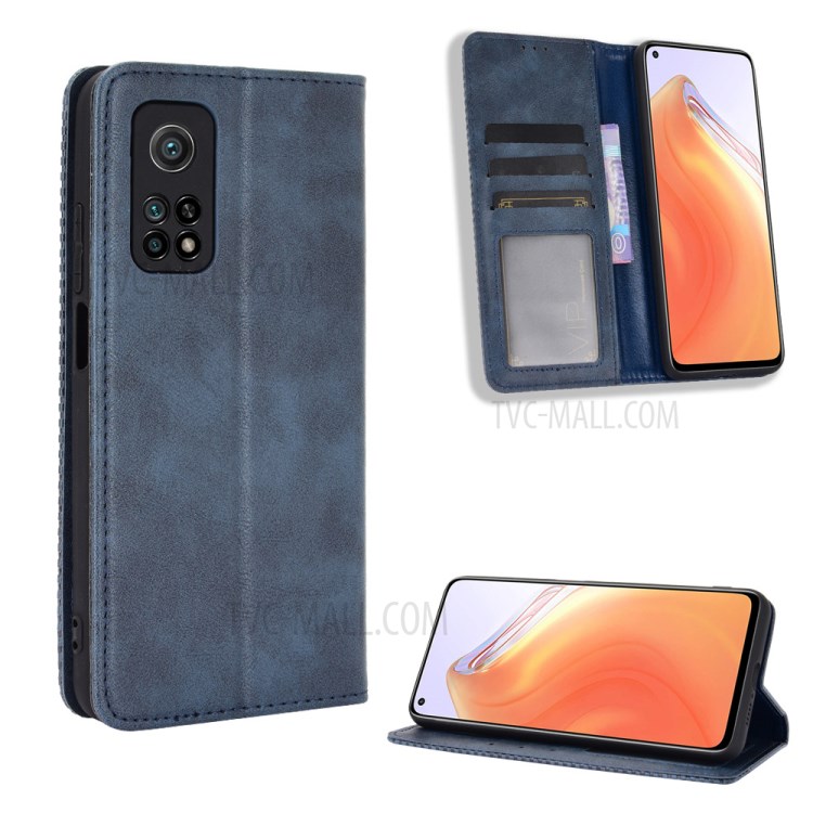 Case Xiaomi Mi 10T 5G / Mi 10T Pro 5G / Pre-order * เคสหนังย้อนยุคดูดซับอัตโนมัติหนัง PU สไตล์วินเทจหรูหราและให้สัมผัสที่ละเอียดอ่อน *