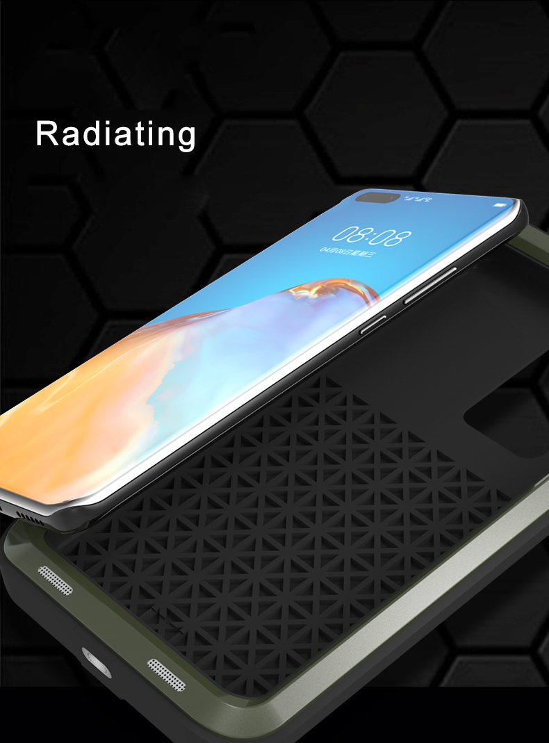 Case Huawei P40 Pro / Pre-order * LOVE MEI เคสซิลิโคนกันกระแทก + โลหะ คุณภาพสูงนี้มีฟังก์ชั่นกันน้ำกันกระแทกและกันฝุ่น *