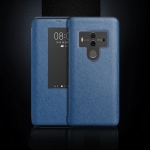 Case Huawei Mate 10 Pro / Pre-order * เคสหนังพลิกแนวนอนแบบ Cross Texture พร้อมฟังก์ชั่นตอบรับการโทร & พัก / ปลุก *