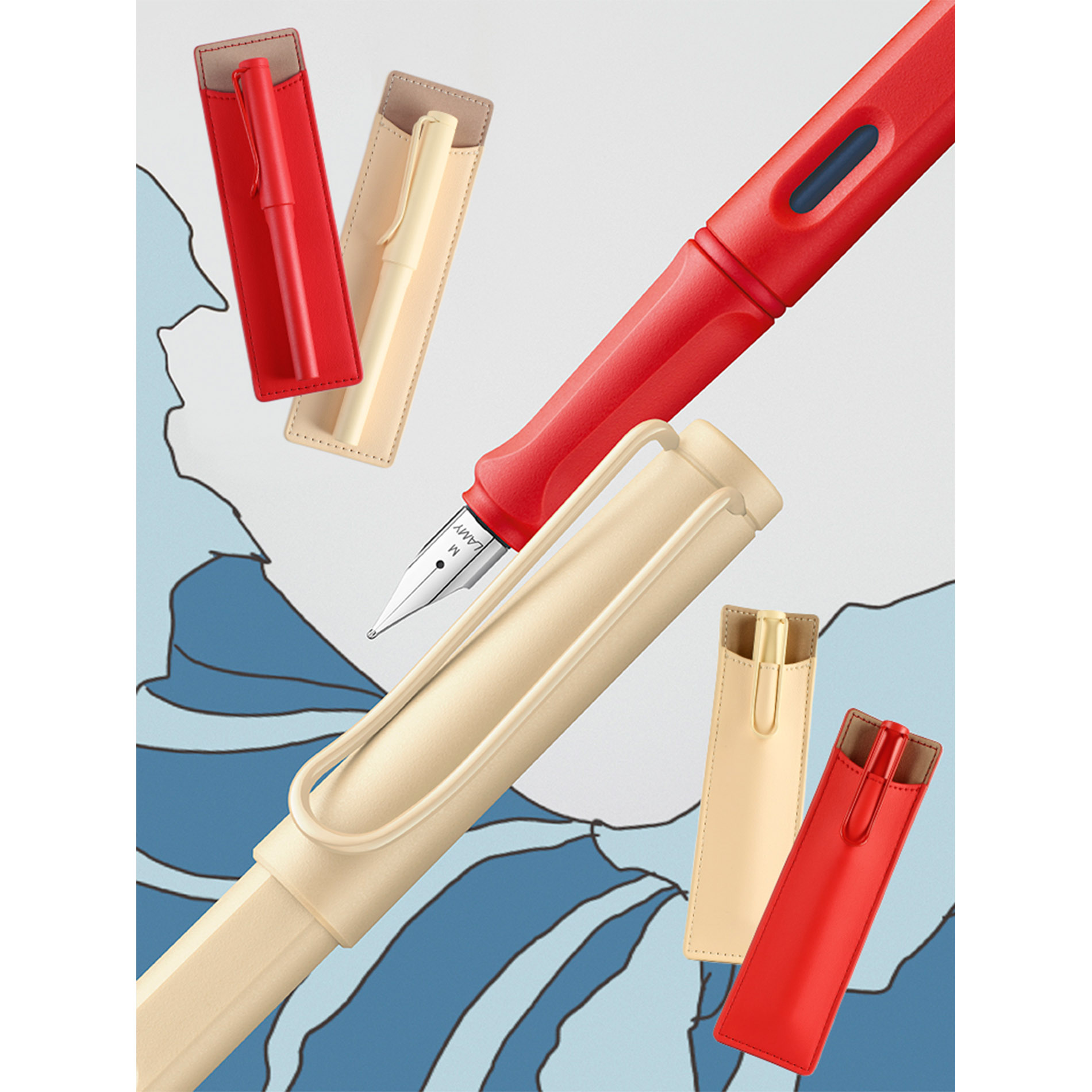 LAMY safari rollerball pen strawberry 2022 limited edition