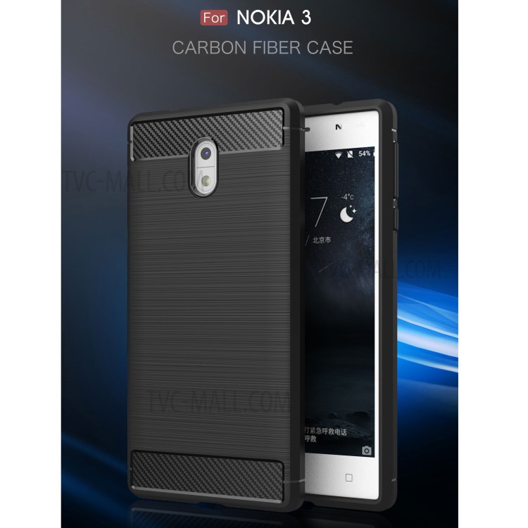 Case Nokia 3 / Pre-order * เคส TPU คาร์บอนไฟเบอร์ *