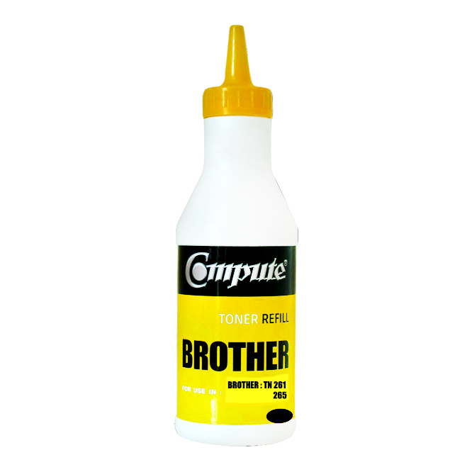 ผงหมึกเติม BROTHER TN261/TN265BK คอมพิวท์ Refill Toner (Black)