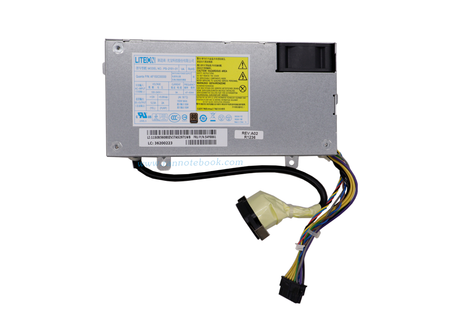 Power Supply Lenovo M90z All in One 150W ใหม่ เพาเวอร์ซัพพลาย Lenovo M90z 150W PC9051 PS-2151-01