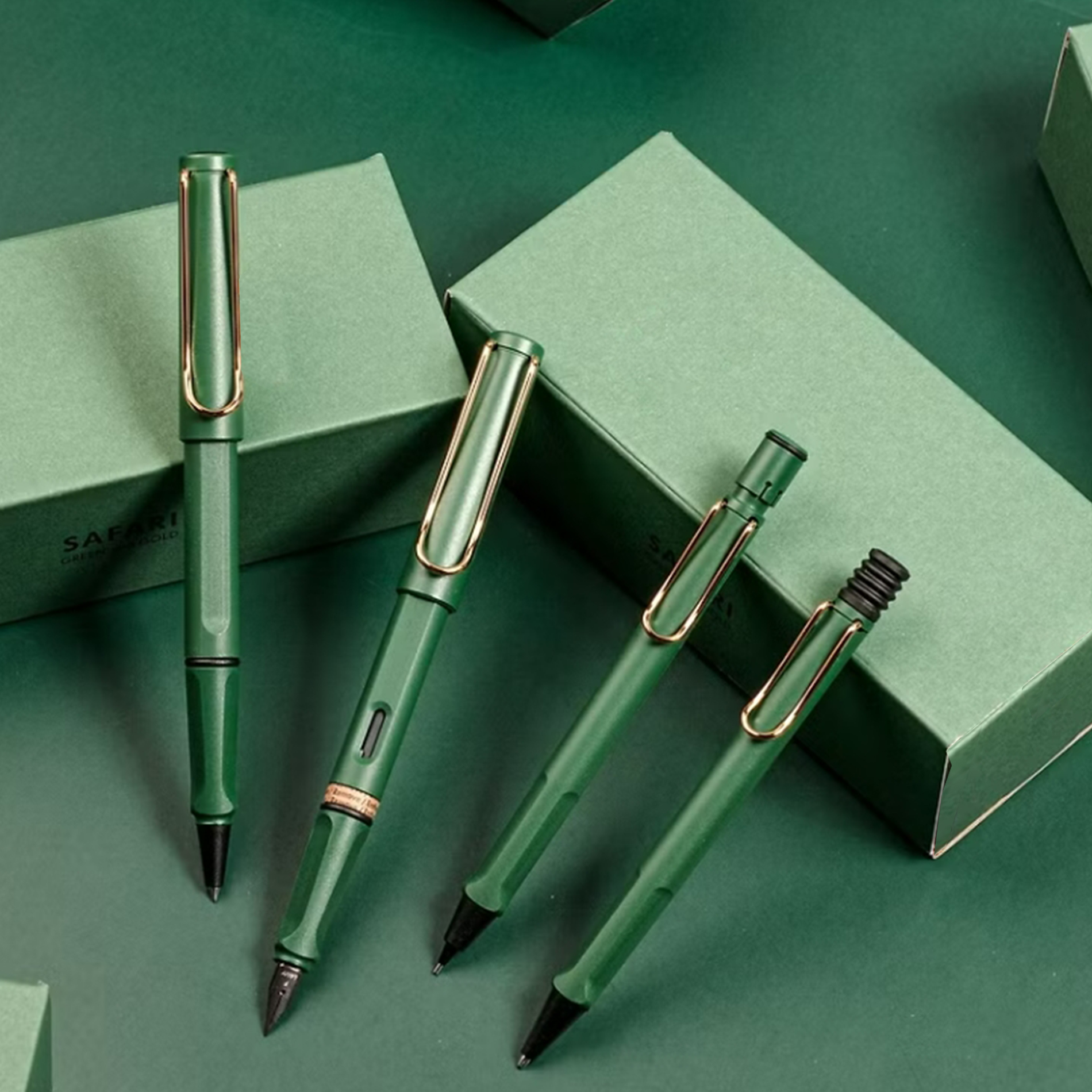 LAMY safari pencil field green gold clip 2024 limited edition