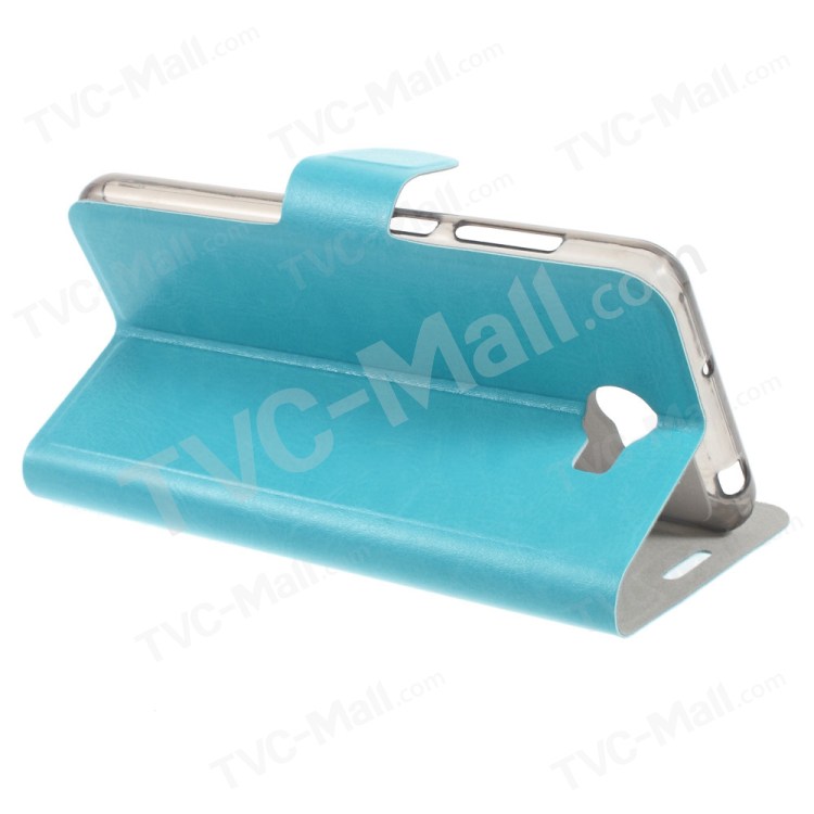 Case Huawei Y5ii / Pre-order * เคสผิวหนังม้า ฝาครอบด้านหน้าฝังด้วยแผ่นเหล็กป้องกันที่ดี *