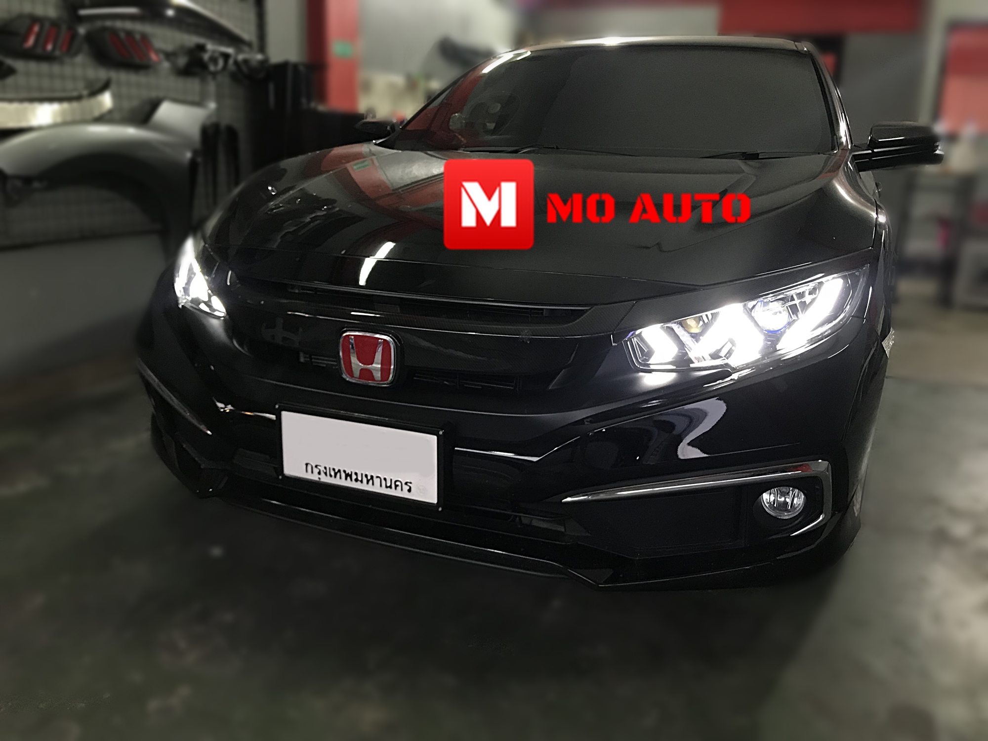 โคมไฟหน้า LED CIVIC FK ทรง Lamborghini Style