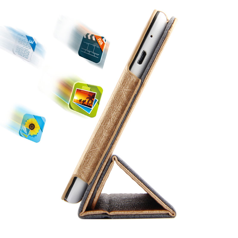 Case Huawei Mediapad T2 7.0 / Pre-order * Ultra Slim หรูหราผ้าไหมพลิกยืนหนัง PU ครอบคลุม 3 พับ ขาตั้ง *