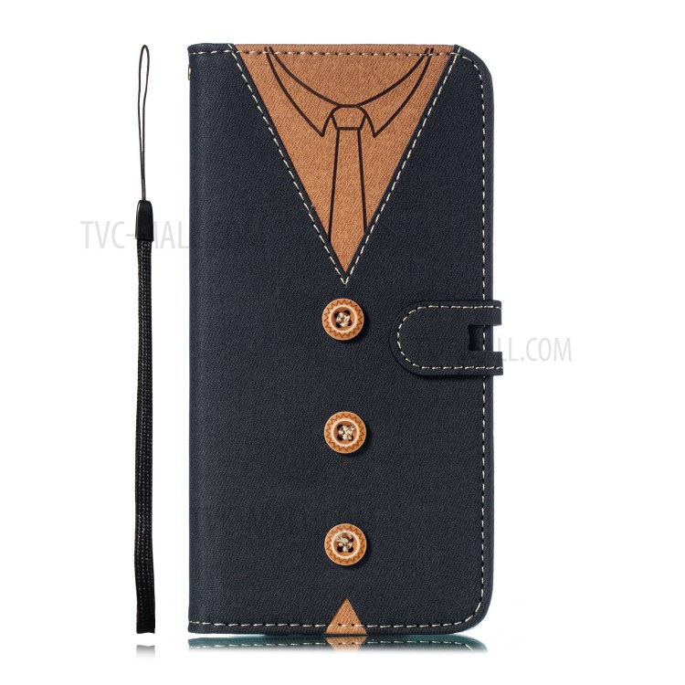 Case Huawei Mate 20 / Pre-order * รูปแบบการผูกเน็คไทของผู้ชายและการตกแต่งปุ่มเย็บทำให้โทรศัพท์ของคุณมีเอกลักษณ์ *