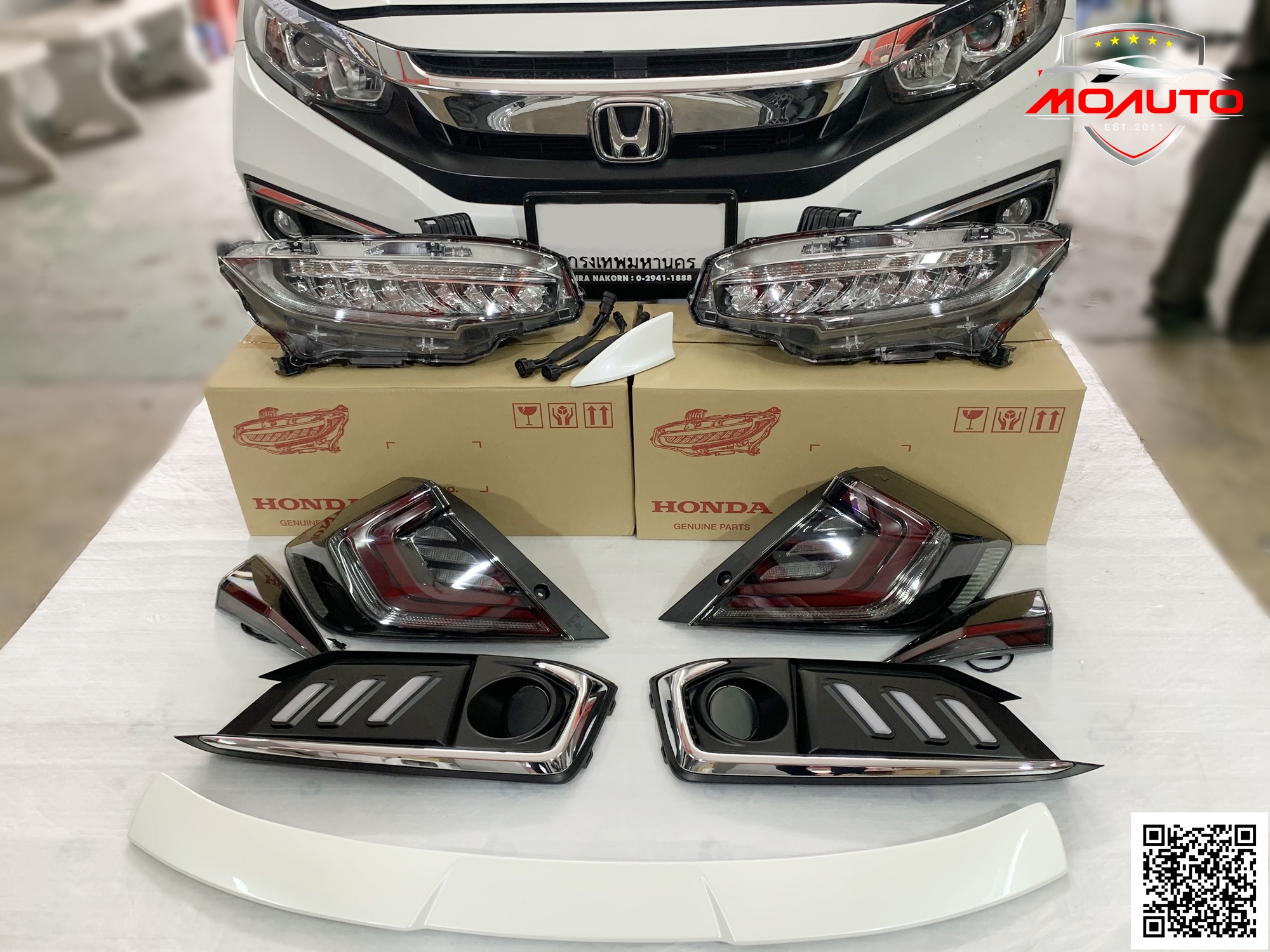 โคมไฟหน้า LED RS แท้ศูนย์ CIVIC FC / MC 2019-2021