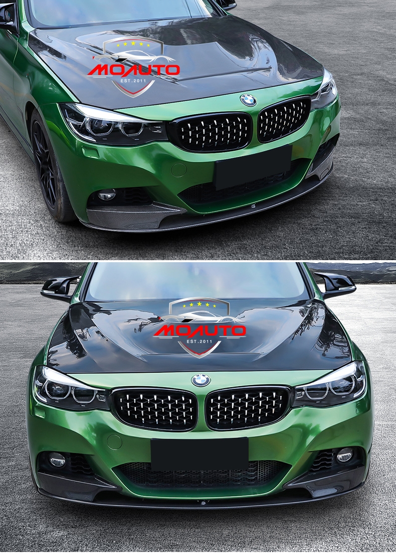 ลิ้นหน้าเพียวคาร์บอน BMW 3GT M-SPORT ทรง MP