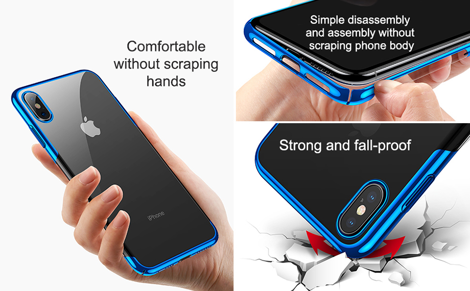 Case iPhone X, iPhone XS / Pre-Order * BASEUS วัสดุ PC ที่เลือกมีความเหนียวสูง *