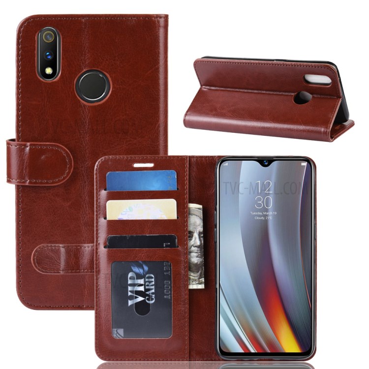 Case Realme 3 Pro / Pre-Order * เคสป้องกันโทรศัพท์หนังแม่เหล็ก *